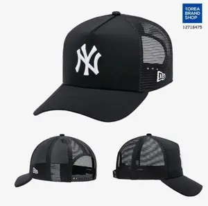 New Era New York Yankees 9FORTY A-Frame Snapback Hat – White Crown Red Brim – Adjustable MLB Baseball Cap – Streetwear Unisex Summer Edition