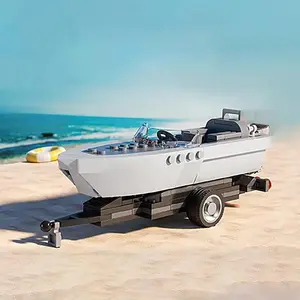 Boat Design Building Blocks, 163pcs/box Creative Boat Model Kit Assembling Toys, Puzzle Toys, Desktop Decorations, Ornaments, Gift for Friends