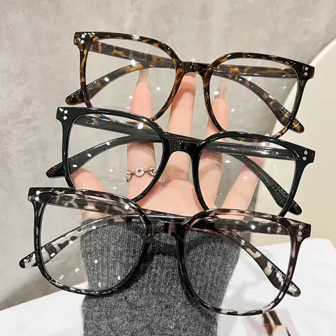 【Black Friday】3 Pairs Unisex Classic Fashion Non-Prescription Glasses, Clear Lenses and Stylish Square Frames, Ideal for Outdoor Activities and Office, Casual Eyeglasses for All Seasons