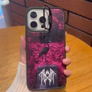 Sleep Token Aesthetic Trendy Phone Case For iphone 16 15 14 13 12 PRO PLUS MAX Gift Ideas Anti-drop Cellphone Protective Shell With Ring Stand Magsafe Tough Shockproof Mobile Phone Cover