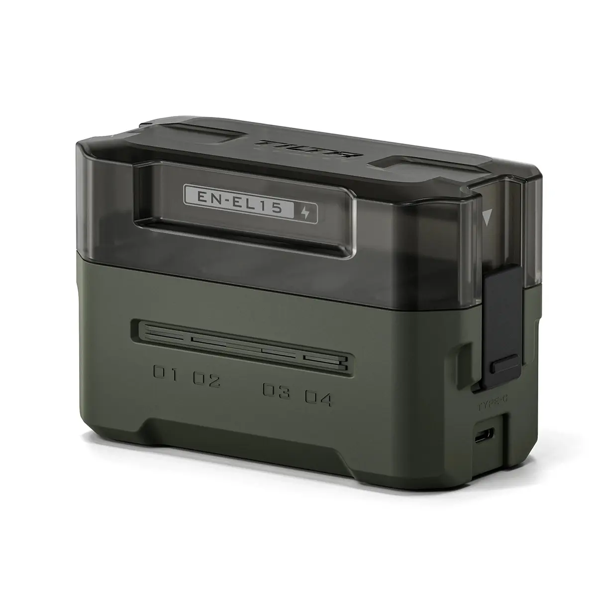 Tilta 4-Channel Portable Charging Station for EN-EL15C Battery, Green