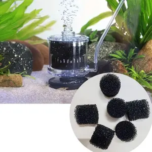 Foam Aquarium Filter Sponge, Durable Non-Electric Fish Tank Filter Cotton, Home Use Aquatic Filtration Material, Filter Media Balls