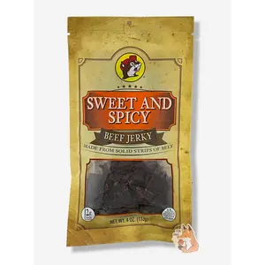 Buc-ee's Sweet And Spicy Beef Jerky 4 Oz - Made From Solid Strips Of Beef With A Texan Smoking Process