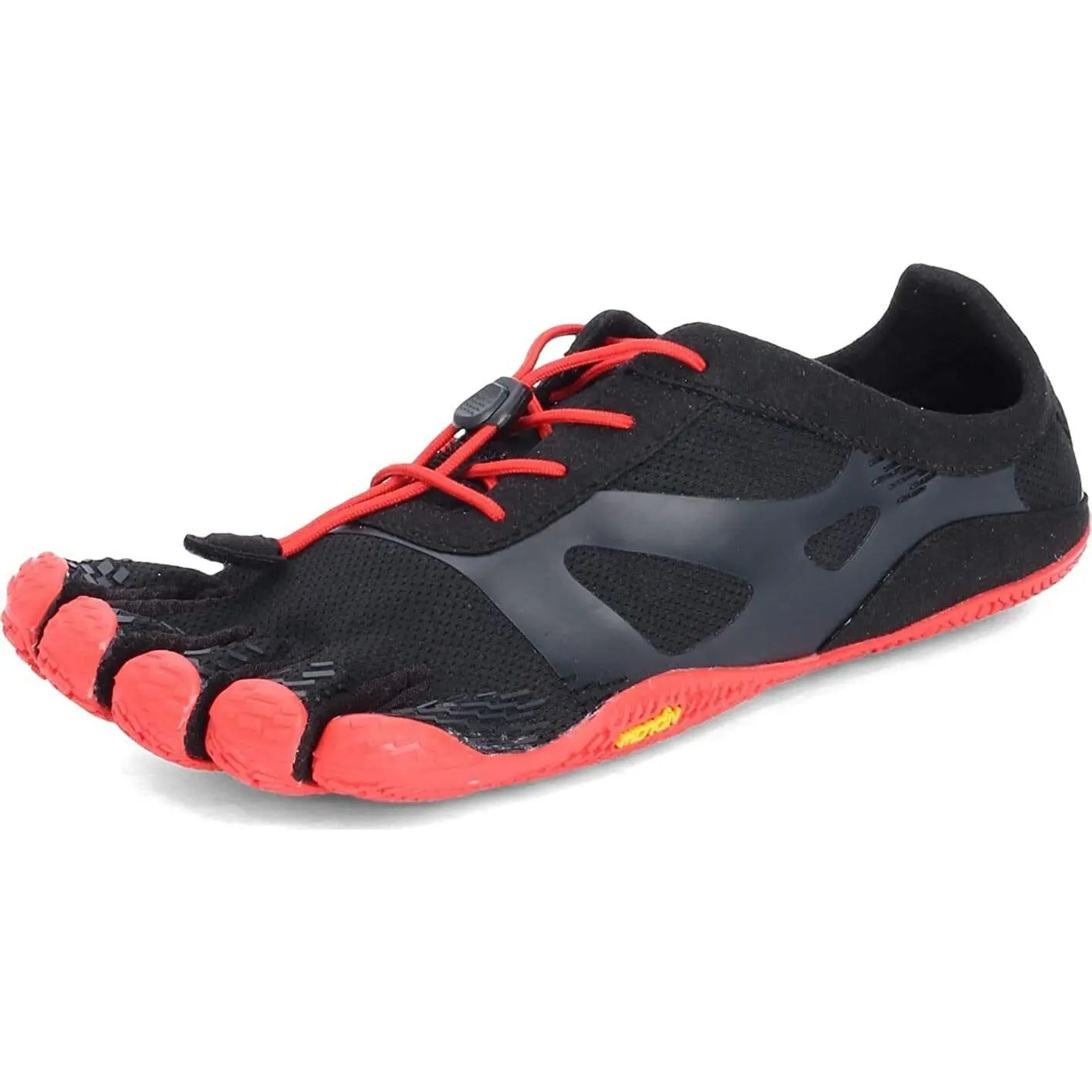 Vibram Mens Five Fingers KSO EVO Crosstraining Sneaker - Black/Red 18M0701