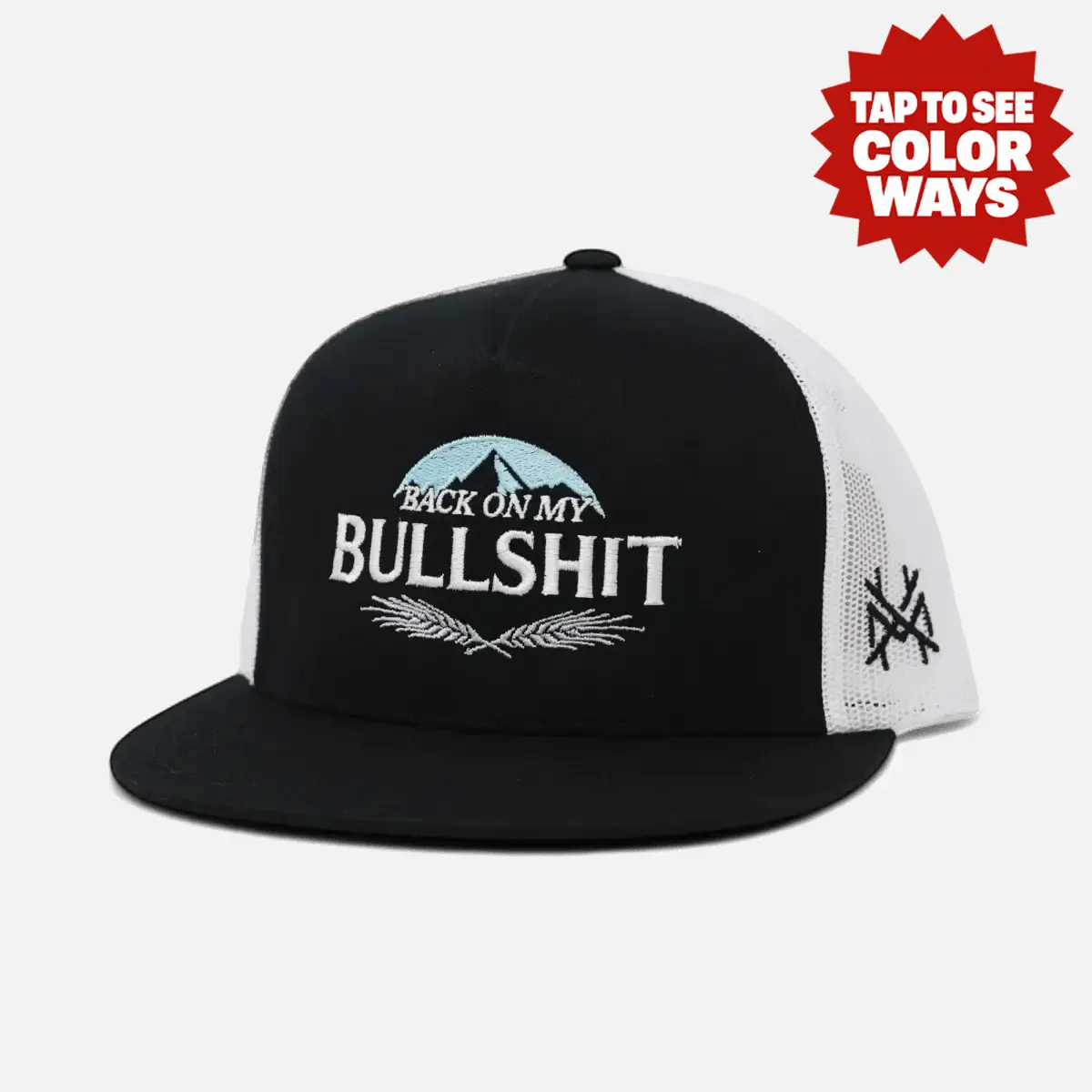 Back on my Bullshit Embroidered Trucker Hat