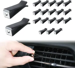 AOCISKA 20 Pieces Square Head Car Vent Clips,Car Auto Air Freshener Outlet Clips Car Diffuser Vent Clip,Car Outlet Perfume Clips Auto Air Conditioner Clips, Air Freshener Vent Clips