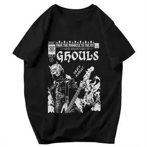 Men T Shirt Ghost Band Cardinal Copia Papa Metal Band White Pops Y2K Graphic Short Sleeve Unisex Clothes T Shirts