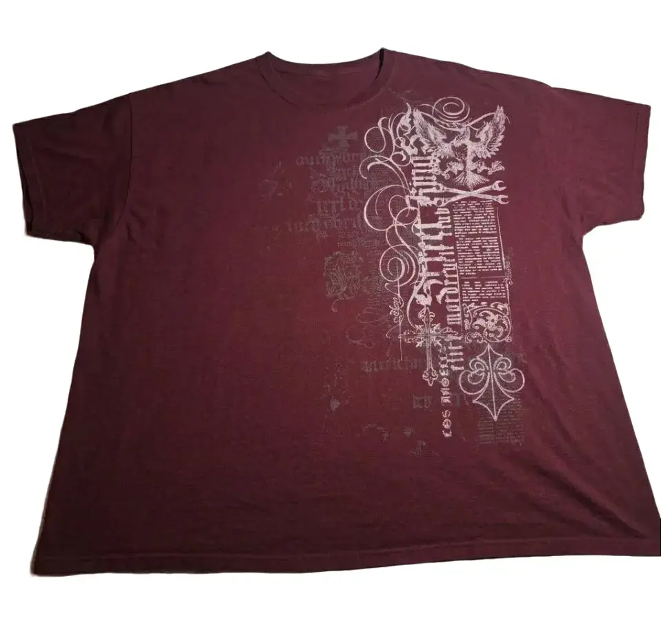 Triple Star Graphic T-Shirt, Grunge Alt Rock Aesthetic, Y2K Streetwear Fashion Tee, Distressed Sketch Art Top, Crew Neck, Short Sleeve, Cotton, Gift for Him Her, Men Women Top
