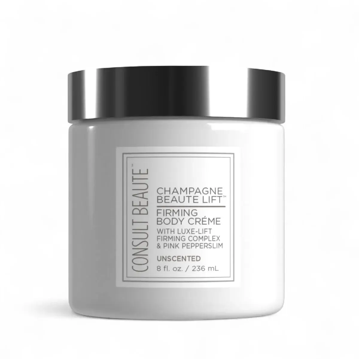 Champagne Beaute Lift Body Crème - with Pink Pepperslim for Crepey Skin Moisturizer Tightens, Tones & Hydrates Dry Skin on Arms & Legs