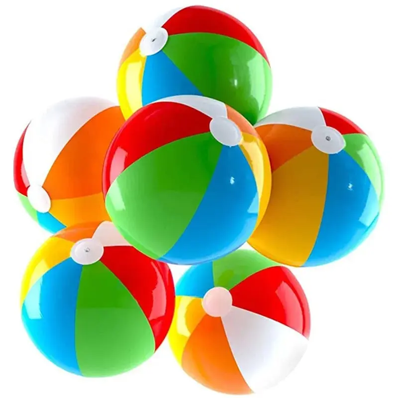4/2/1Pcs 30Cm Colorful Inflatable Ball Swimming Pool Play Party Water Game Balloon Beach Ball Outdoor Sports Props Kids Fun Toys
