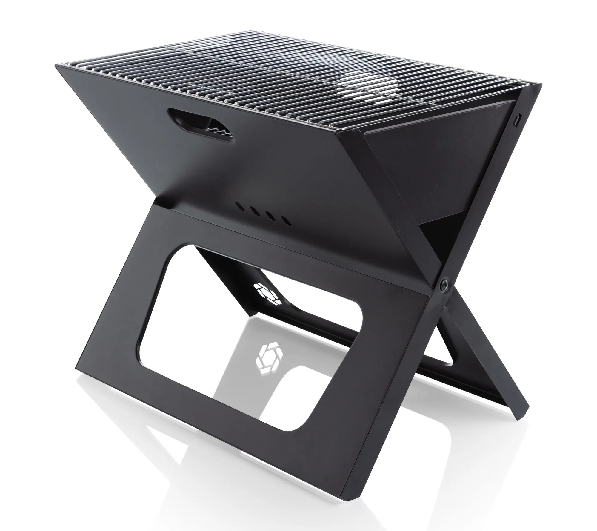 Oniva Outdoor Portable Small Charcoal X-Grill 16-inch Height Oniva Outdoor Portable Small Charcoal X-Grill 16-inch Height