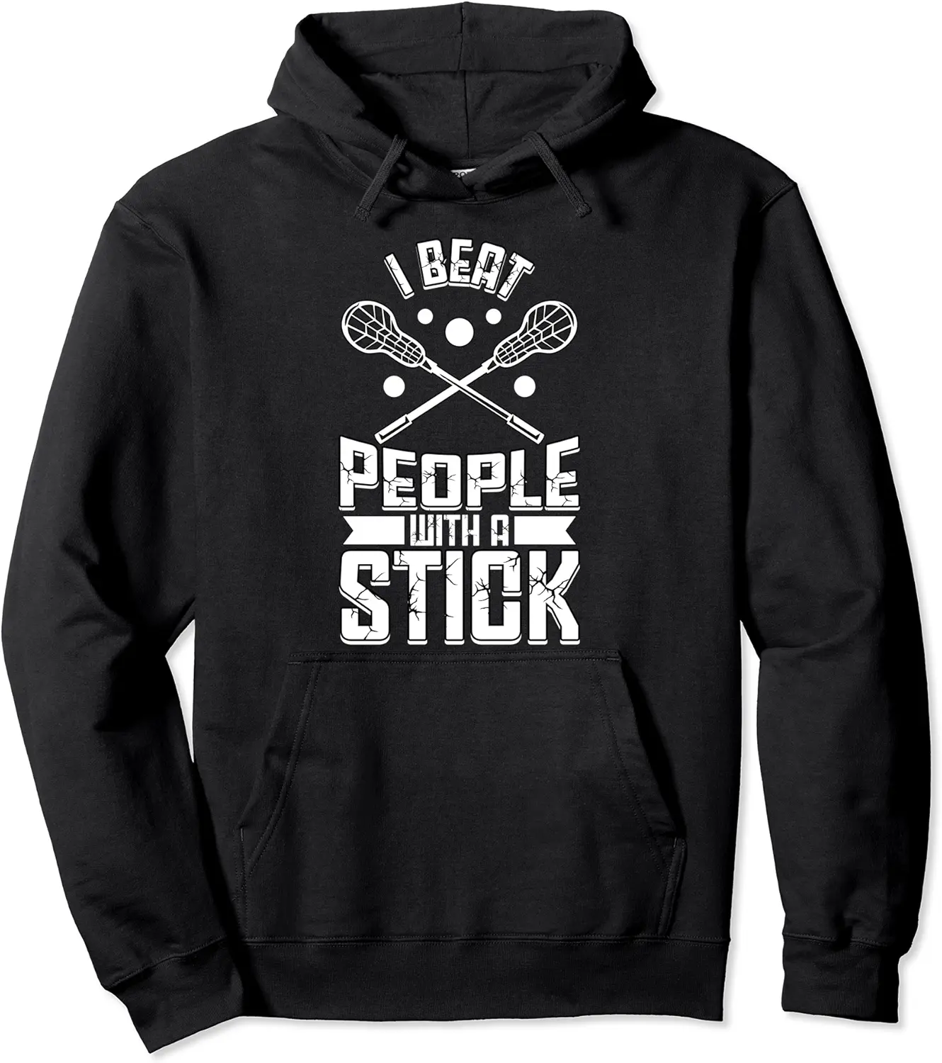 For Woman and Man I Beat People With A Stick Pullover Hoodie - Yoandymira Shop 73B09KH4HSK7