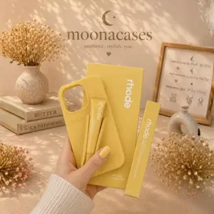 Stylish phone case, convenient storage design, lightweight protection, premium silicone, trendy.