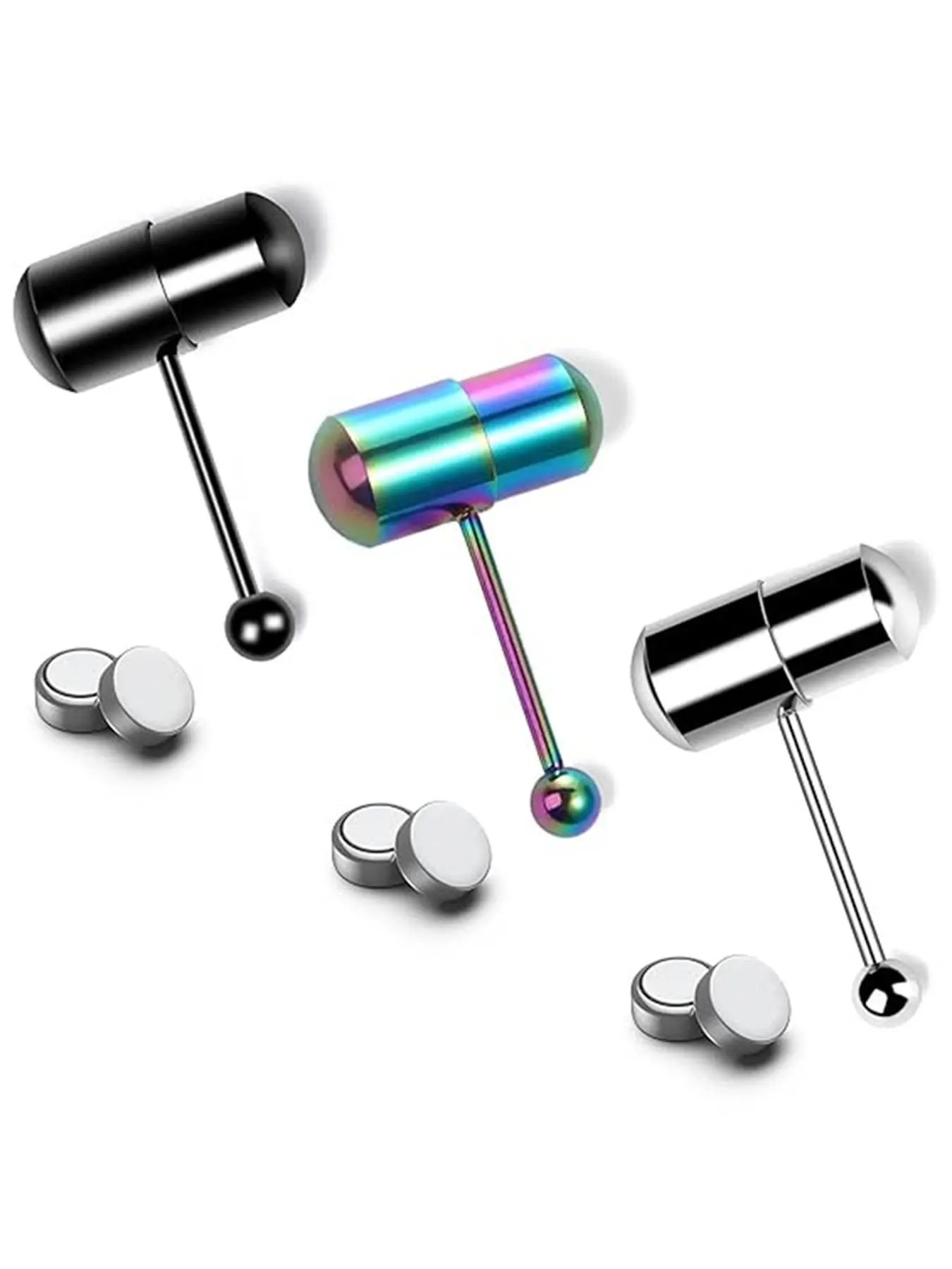 Stainless Steel Vibrating Tongue Ring, Punk Body Piercing Jewelry for Men & Women, Unisex Fashion Jewelry for Party, Daily Decor, Trendy All-match & Exquisite Jewelry for Birthday Gift - TikTok Shop Stainless Steel Vibrating Tongue Ring, Punk Body Piercing Jewelry for Men & Women, Unisex Fashion Jewelry for Party, Daily Decor, Trendy All-match & Exquisite Jewelry for Birthday Gift - TikTok Shop