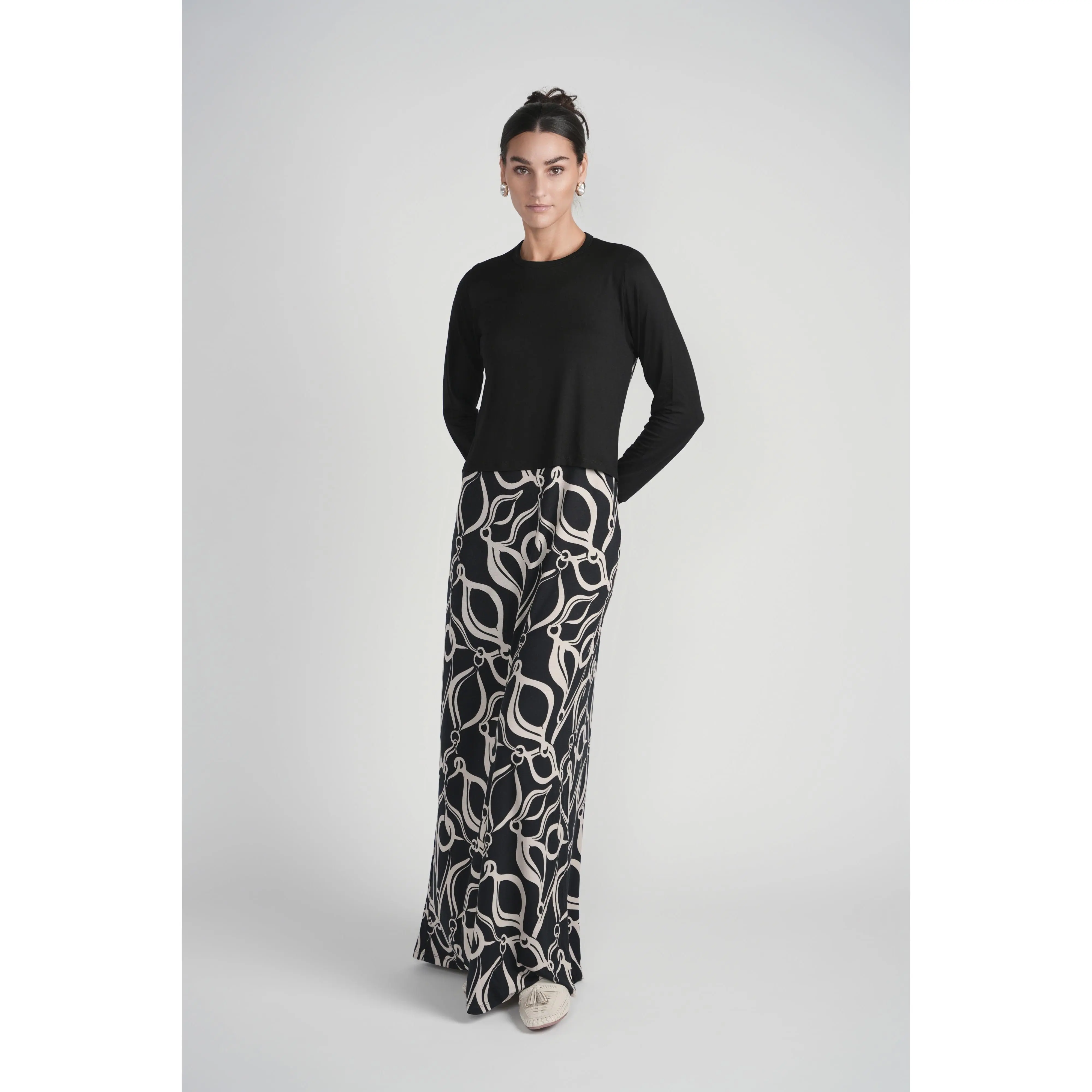 Back Printed Nursing Nightgown