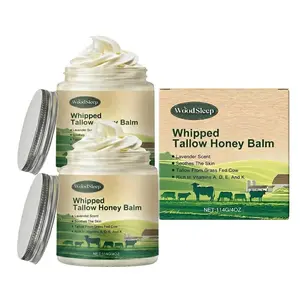 Buy 1 Get 1 Free Whipped Tallow Cream  114g, Handmade Skincare Moisturizer, Hydrating Firming Lifting Face & Body Cream comfortable use honey
