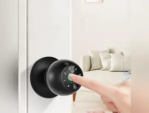 Spherical Smart Lock Semiconductor Fingerprint Identification