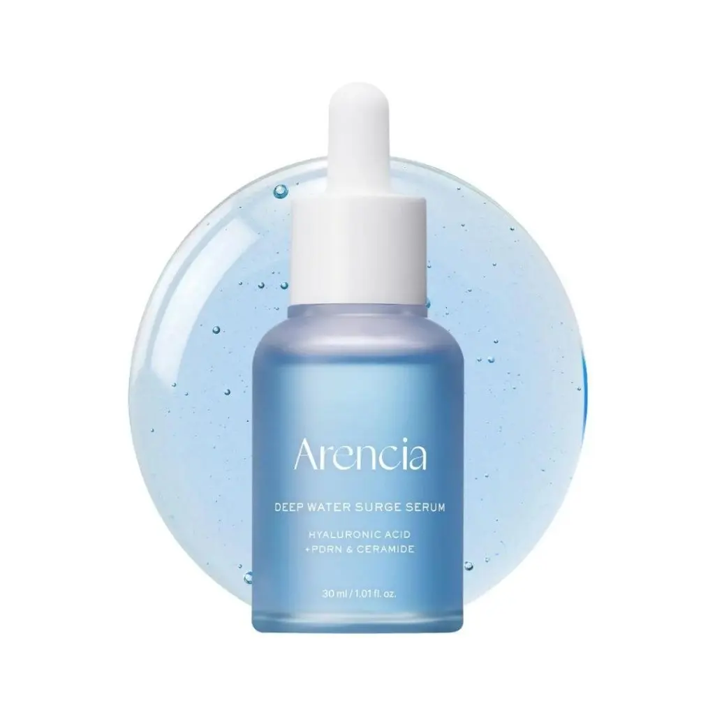 Arencia Deep Water Surge Hyaluronic Acid Serum - 30ml Hydrating Skincare Serum, Soothing Formula for Redness Relief, Skin Barrier Repair and Replenishment, Moisturizer, Calming, Skin Repair, Smooth Skin Routine