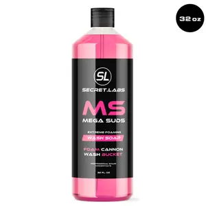 Mega Suds Car Wash Soap (32oz) - Powerful Car Cleaning Solution