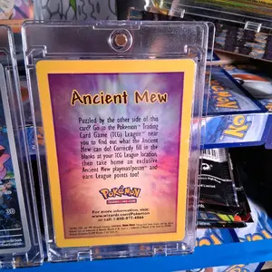 Ancient Mew Trading Card - Collectible Pokémon TCG Vintage Card for Collectors