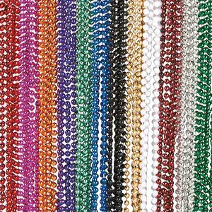Bulk 48 Pc. Metallic Bead Necklace Assortment