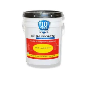 Basecrete Technologies  5 gal Liquid Flexible Waterproof Bond Coat