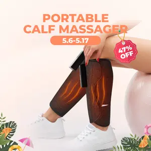 [mothersdaygift] CINCOM Heated and Portable Leg Massager with Calf Airbags, Adjustable Modes and Intensity Levels for Enhanced Comfort – The Ideal Relaxation Gift for Loved Ones