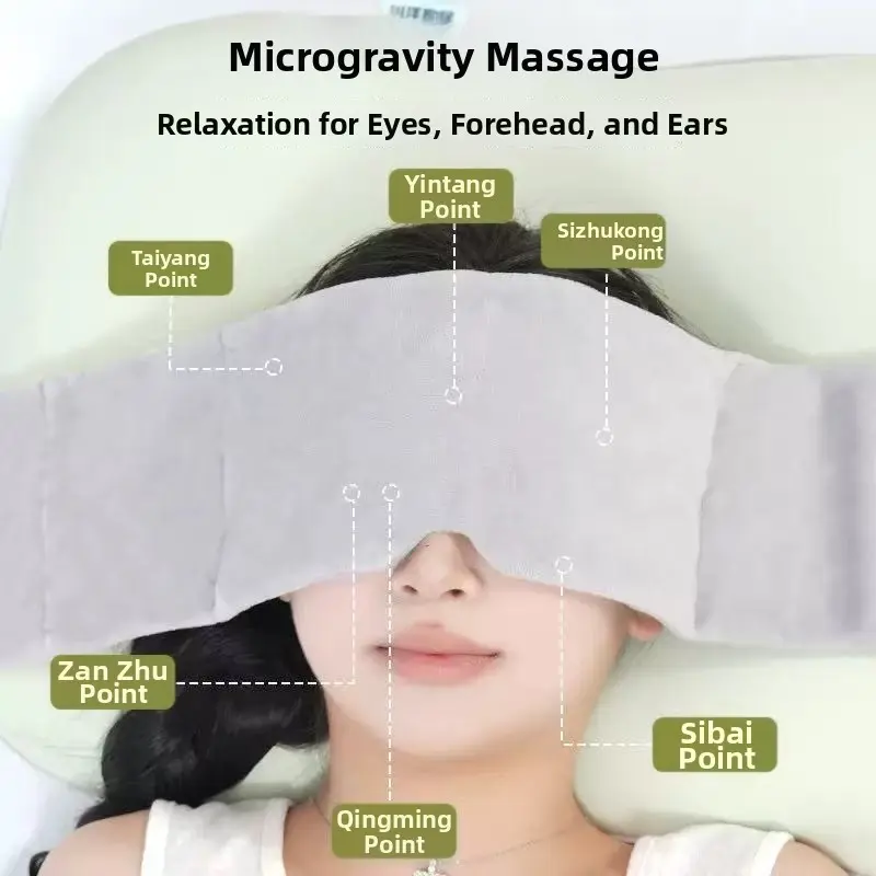 Sleep Gravity Eye Mask, Lightweight Breathable Design, Soft Skin-Friendly Material, Light-Blocking Sleep Aid, Comfortable Nightwear Accessory