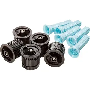 Rain Bird 155PK High-Efficiency Spray Nozzle, 0° - 360° Adjustable Pattern, 12' - 15' Spray Distance, 5-Pack