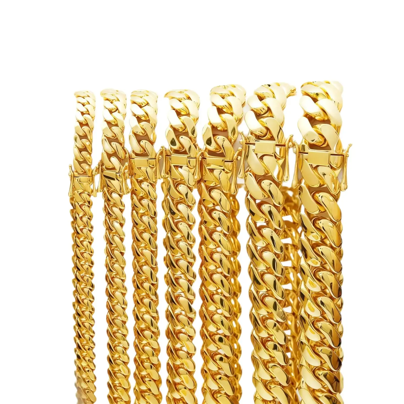 men accessories - Thick Gold Chain, Trendy Premium Gold Plated Statement Jewelry Ideal Gift for Him target valentines day 2026 bracelet for men charm bracelets bracelets for women Cuban Necklace Link Gold-Plated