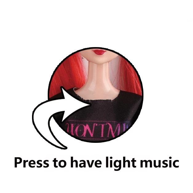 [Play Theme Song] New K-POP Anime Action Figure Dolls Set | 11.5 inches 12 Joint Movable Anime | Anime Inspired Dolls | Gift for Kids & Desk Display