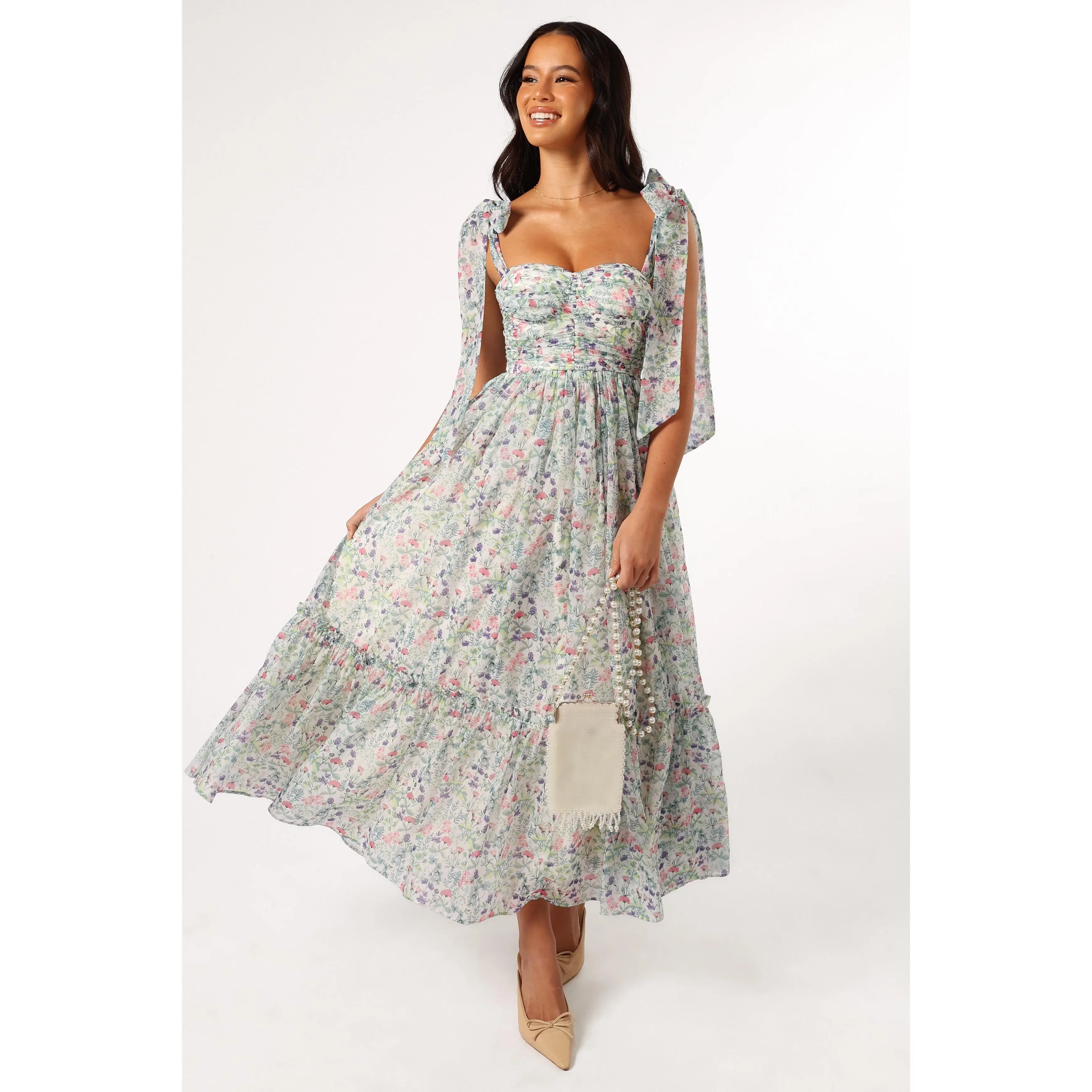 Floret Midi Dress - Multi Floret Midi Dress - Multi