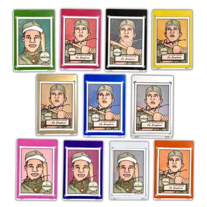 Color Frame 35 pt Colored Border Magnetic Card Holders