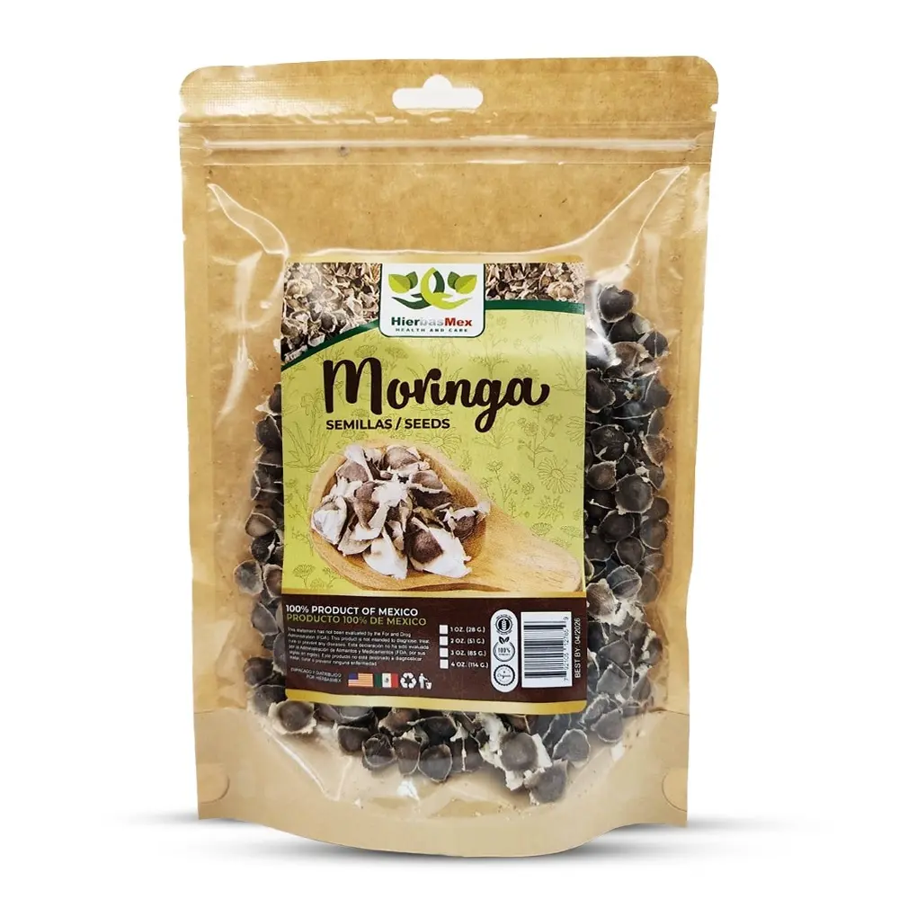 Semillas de Moringa Seeds Herb Hierba Herbal Tea 4 oz.-113g Natural Mexican Herb Hierba Wild Crafted