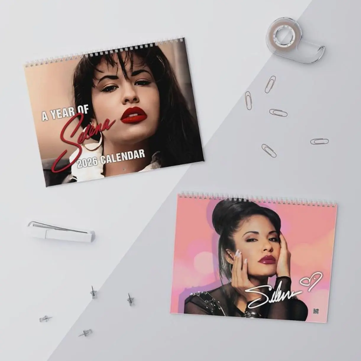 Selena Quintanilla 2026 Wall Calendar – A Year of Selena, Tejano Queen Tribute, Vintage Fan Art Monthly Calendar, Latin Music Icon Gift, Collectible Décor for Fans