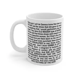 Funny NY Tiffany's Lines Iconic Moment on Big Brother Mug, Mug Birthday Gift Tea Cup
