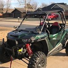 Nilight 2PCS Side Pillar Mounting Brackets LED Metal Mounting Brackets for UTV Off Road 2014-2018 Polaris RZR XP 1000 RZR 900, 2 Years Warranty (90045B) Black