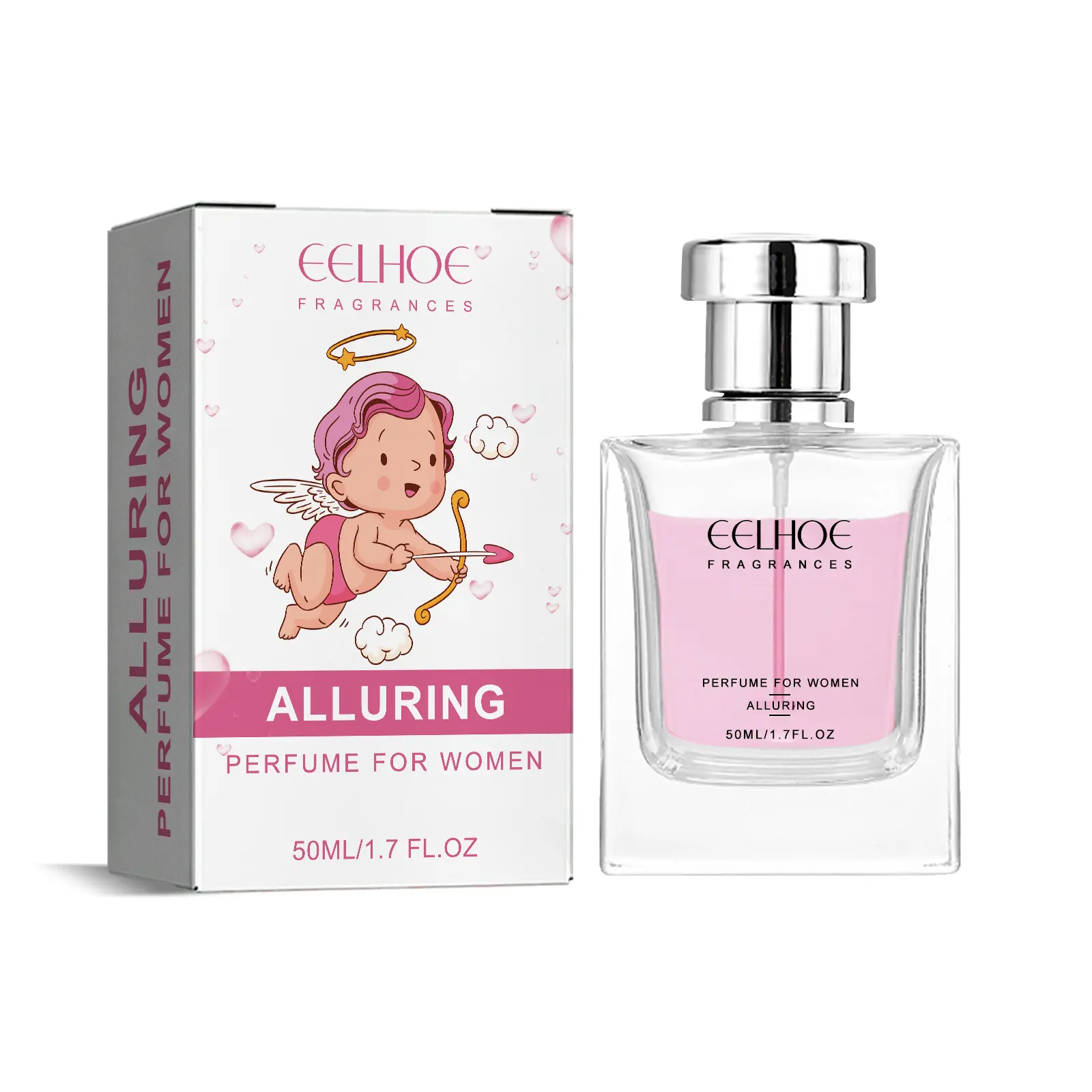Cupid Cologne for Women Pheromone-Infused Hypnosis Fragrance, Long-Lasting Romantic Scent, 1.7 Fl Oz
