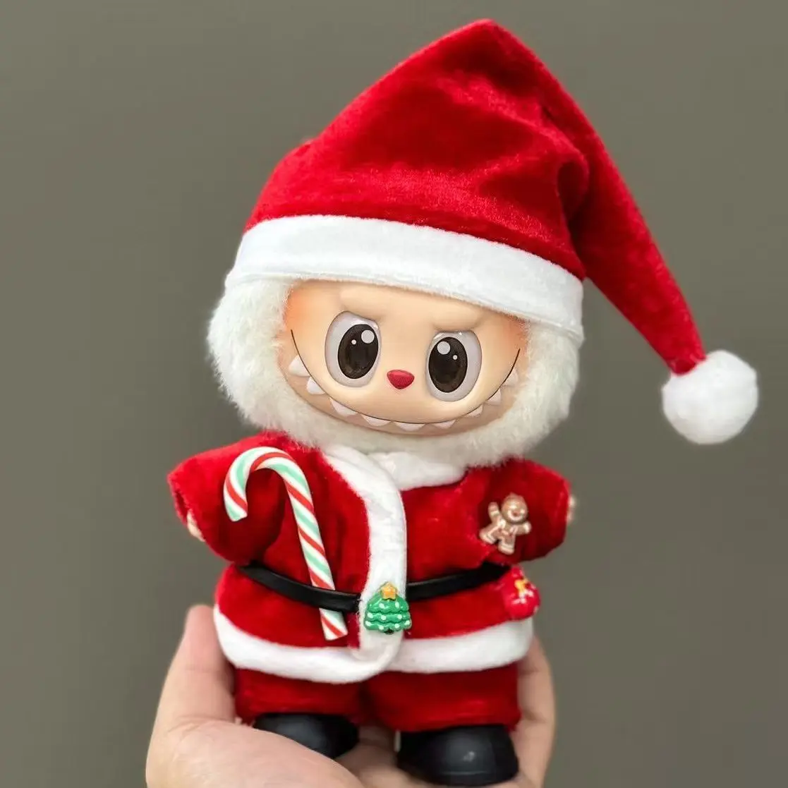 17cm Labubu Doll Clothing Set - 5 Styles Optional, Cute Winter & Christmas Themed, Ideal for Daily Dress Up (Fits 17cm Dolls)
