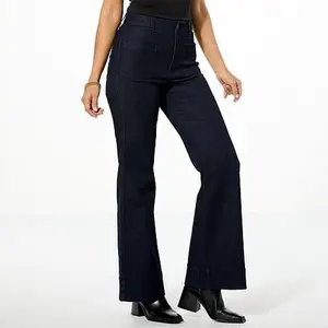 TWRHLL by Christie Brinkley Patch Pocket Denim Trouser Jean