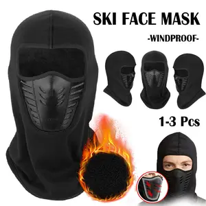 Dazone Balaclava Ski Mask Windproof Thermal Fleece Neck Winter Full Face Mask Cold Weather Motorcycle Gear with Breathable Air Vents for Men Women