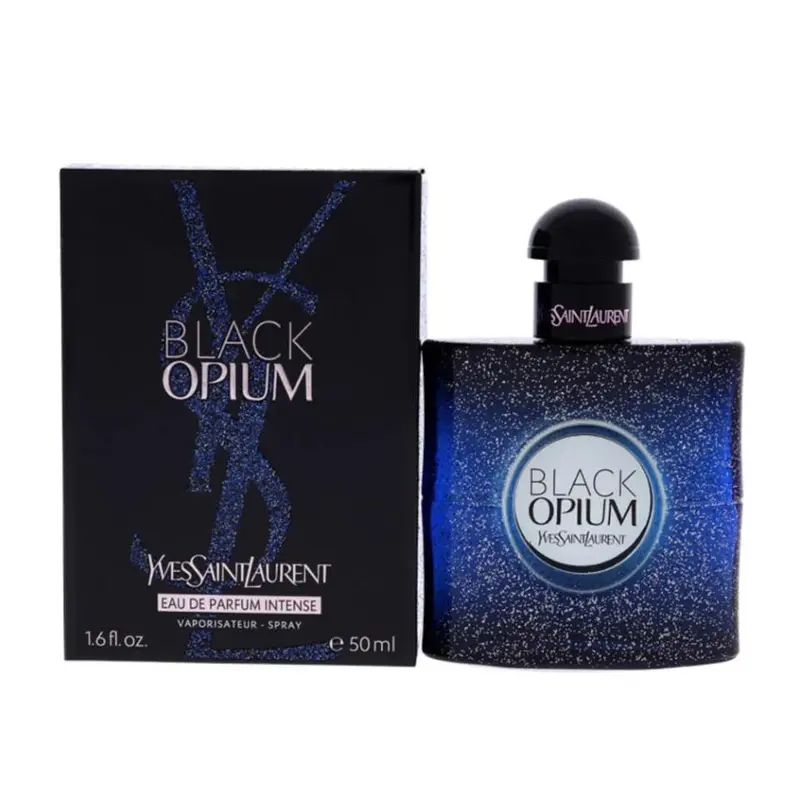Yves Saint Laurent Black Opium Intense Eau de Parfum 3 Oz for Women - Amber Vanilla Fragrance Edp Spray Floral Scents Perfume