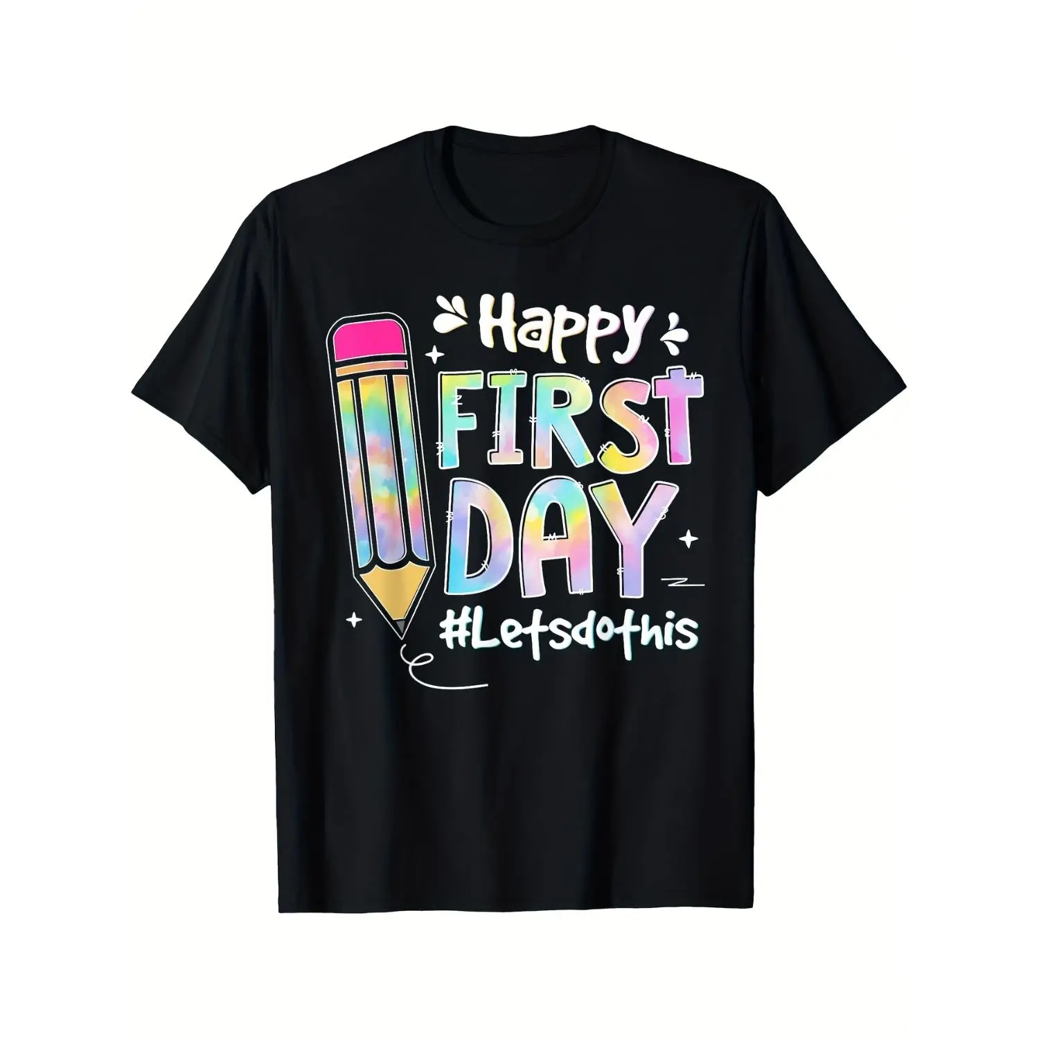Welcome Back to School! Let'S Kick Off The First Day with a Tie-Dye T-Shirt