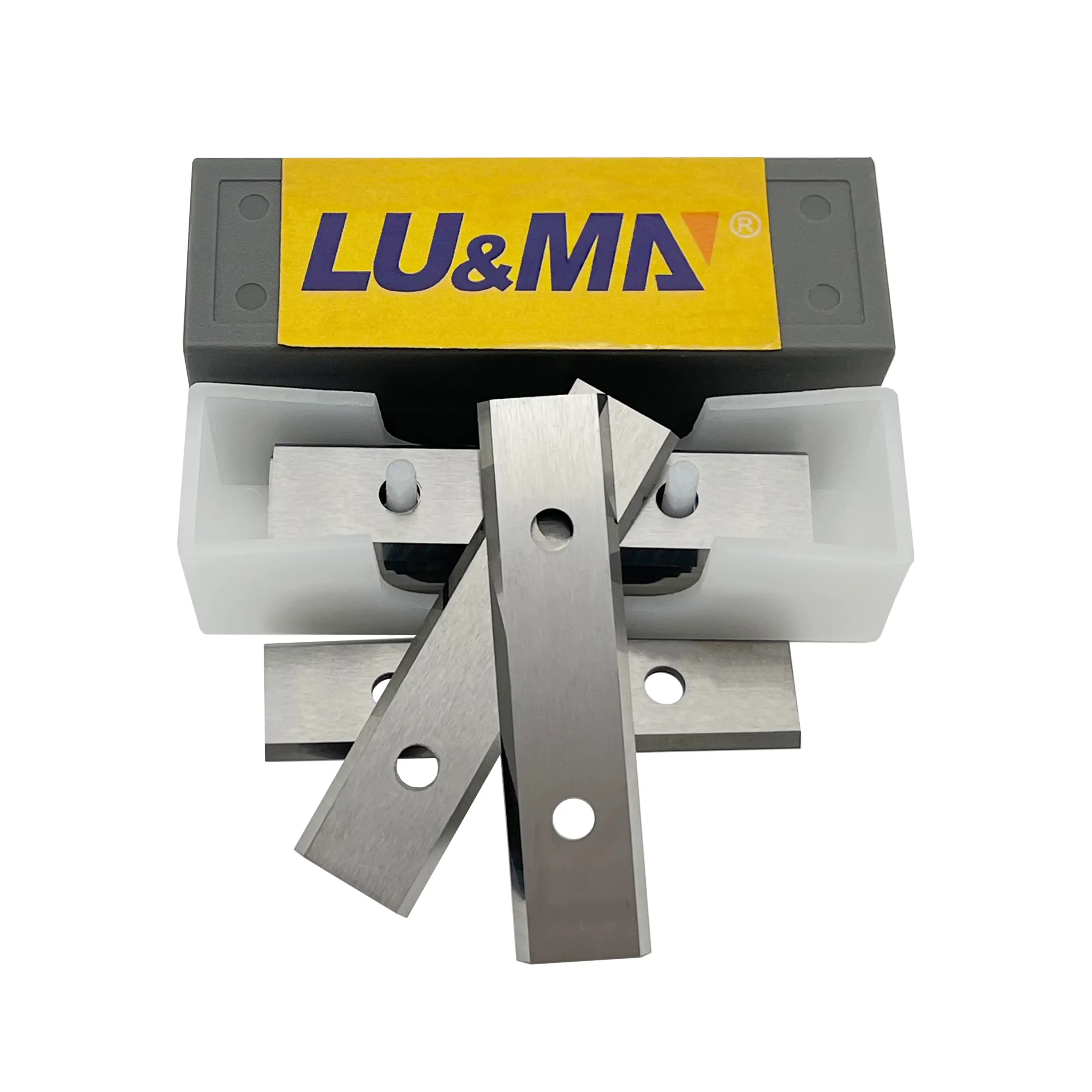 LU&MN Carbide Scraper Replacement Blades, 2" / 50×12×1.5mm Double-Edged Reversible Blades, Fits Most Handheld Paint, Glue& Grout Scrapers, 10Pieces