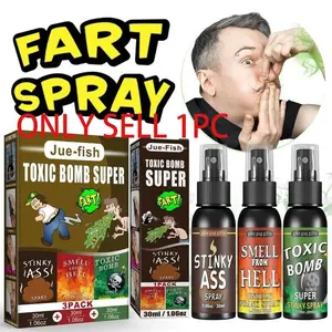 30ML Poop Spray, Creative Liquid Fart Gag Prank Joke Spray, Funny Toy Non-Toxic Stink Bombs, Extra Strong Smelly Stinky Gas Spray