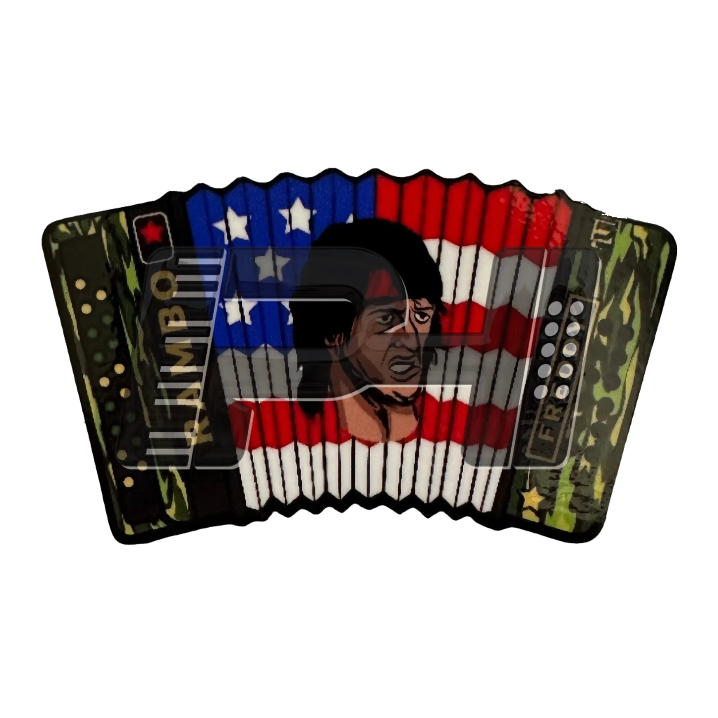 Freddy Enigma Rambo Sticker