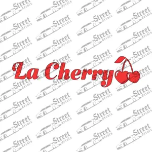La Cherry Junior H Decal for Cars and Trucks - Perfect for Any Vehicle