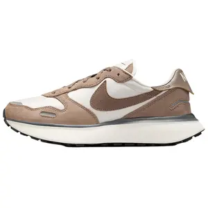 Nike Phoenix Waffle 'Mink Brown' Women's Retro-Inspired Round Toe Laces All Seasons Sneaker with Cushioned Comfort