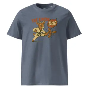 Tae-Kwon-Doe Organic Cotton T-Shirt - Comfortable Fit, Versatile Style, Ideal for Everyday Wear Collar Fabric