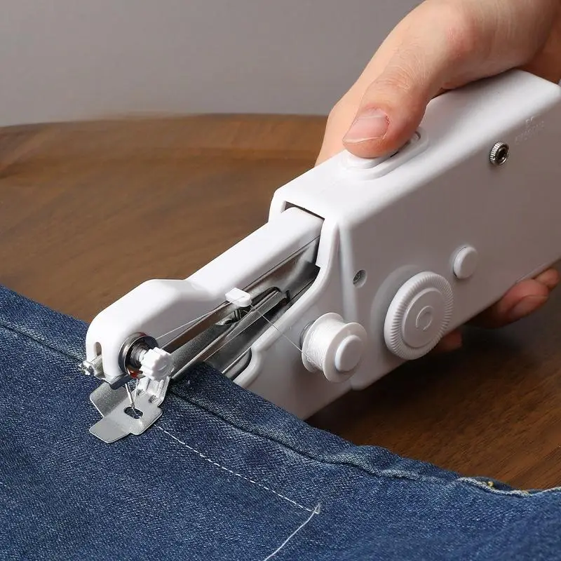 Portable Handheld Sewing Machine, USB Rechargeable Sewing Machine, DIY Clothing Cutting Tool, Sewing Machine Accessories for Home Use